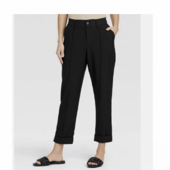 a new day Pants - NWT cuffed, cropped trousers